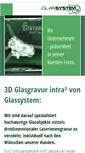 Mobile Screenshot of glassystem.de